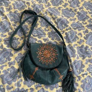 Green Lucky Brand crossbody purse